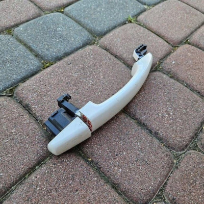 Klamka drzwi tył tylna prawa - lewa biała Z40R 40R Opel Corsa E D