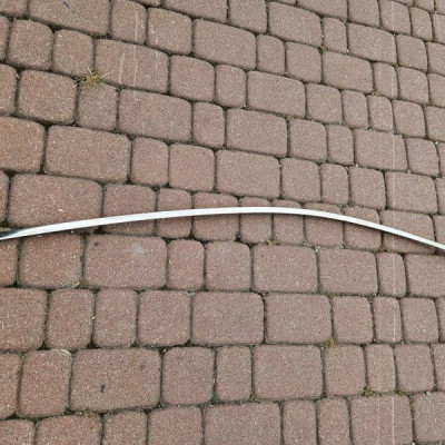 Listwa zgarniacz szyby drzwi przód lewa chrom Toyota Camry VIII XV70