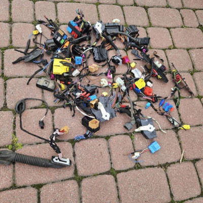 Instalacja wiązka wtyczka wnętrza kabel Volkswagen Golf VII 7