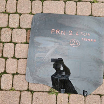 Szyba drzwi bok tył tylna lewa 2024r PROACE CITY Combo E Berlingo Rifter