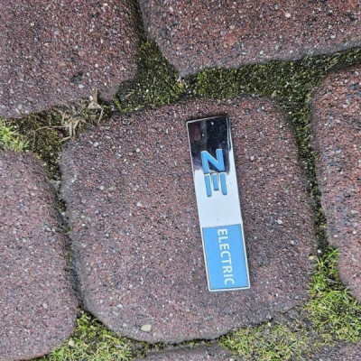 Napis emblemat ELECTRIC logo znaczek Renault Zoe