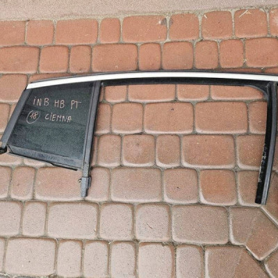 Szyba drzwi tył tylna prawa ciemna HB chrom 2018R Opel Insignia B