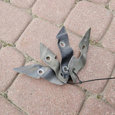 Blaszki odbojniki strefy zgniotu belki przedniej Opel Insignia A