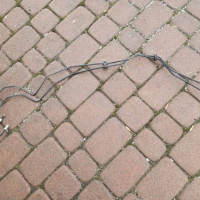 Przewód przewody hamulcowe pompy ABS na tył tylne Opel Corsa E