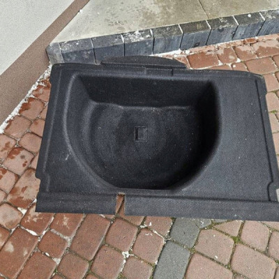 Dywan wykładzina bagażnika wypełnienie koła wnęki Opel Corsa E 13427631