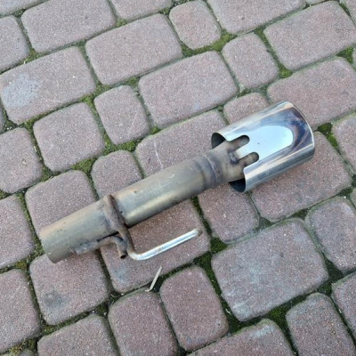 Rura wydech końcówka chrom tłumik Opel Astra K V