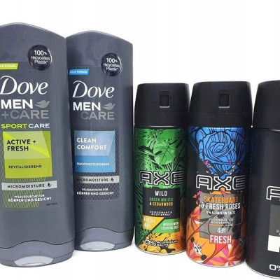 AXE DOVE prezent meski dezodorant żel POMYSŁ