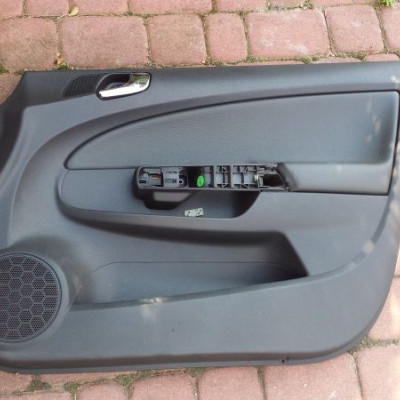 Boczek tapicerka drzwi 5d hatchback skóra Corsa D