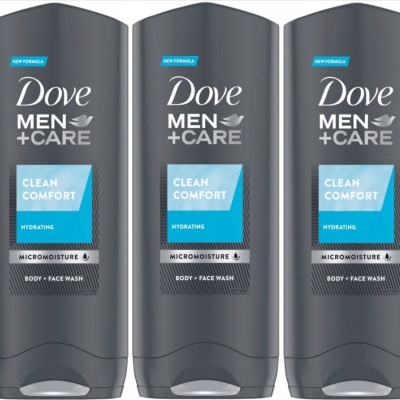 Dove Men Care Clean Comfort Żel Prysznic 3 x 250ml