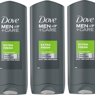 Dove Men Care Extra Fresh Żel Prysznic 3 x 250ml