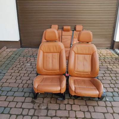 Fotel fotele skóra grzane Opel Insignia brąz FULL