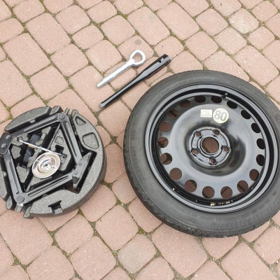 Koło zapasowe dojazdowe zestaw KPL Opel Astra K V