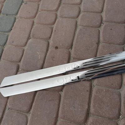 Listwy progowe ozdobne napis Opel Astra J IV GTC