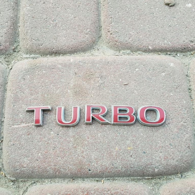 Napis emblemat logo TURBO Opel Zafira C