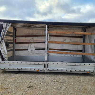 Paka kontener plandeka 10 palet paletówka firanka