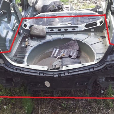 Tył dupa ćwiartka pas belka tyl hatchback Insignia