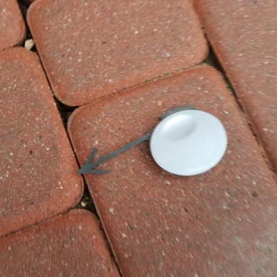 Zaślepka zderzka haka tył Opel Corsa D 13179944