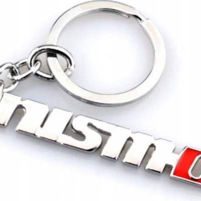 Brelok do kluczy Nissan NISMO GTR zawieszka srebrn