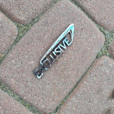 Napis emblemat logo EXCLUSIVE Opel Insignia B