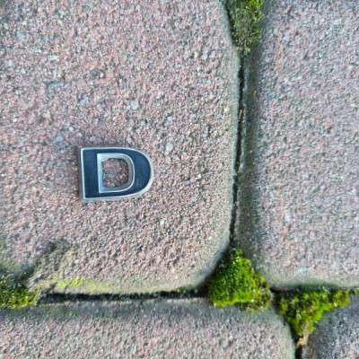 Napis emblemat litera D Opel Insignia B