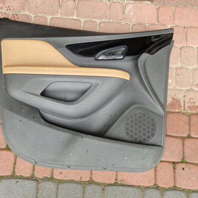 Boczek tapicerka brązowa skóra EUROPA Opel Mokka