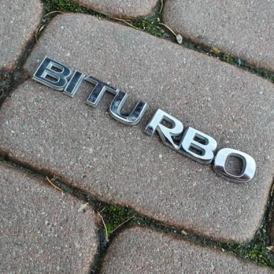 Napis emblemat BITURBO BI TURBO Opel Insignia
