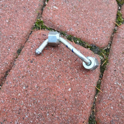 Rura przewód paliwa 1.5D Opel Astra K V 55514310