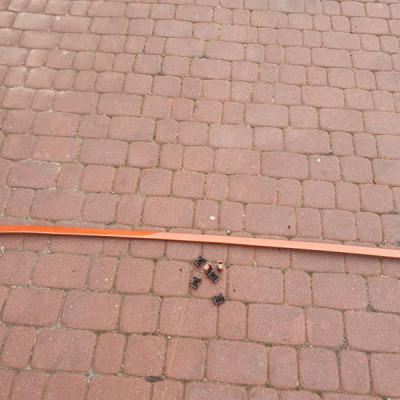 Reling dachowy osłona prowadnicy Renault Captur