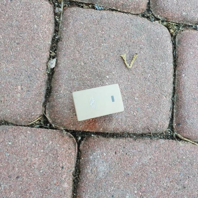 Przycisk przełącznik kremowy Insignia 13281639