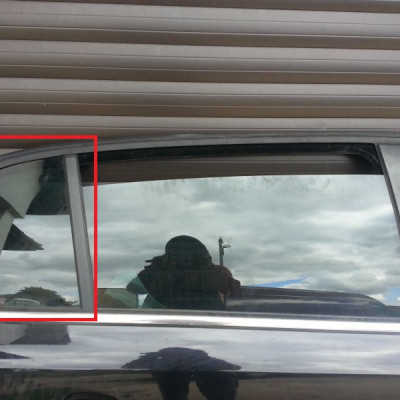 Szyba tył tylnia mała Signum przyciemniana 2005r