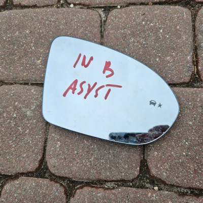 Szkło lusterko lustra asystent gwiazdka pasazera Opel Insignia B