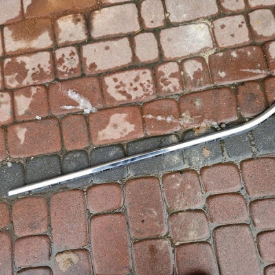 Listwa zgarniacz drzwi chrom uszczelka tył lewa Renault Captur II 2