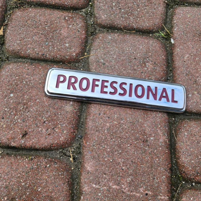 Znaczek logo klapy PROFESIONAL FIAT emblemat Vivaro B Trafic III Talento