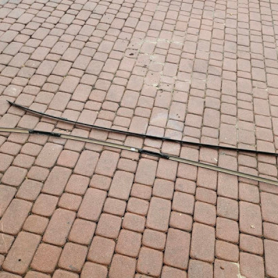 Relingi dachowe listwy komplet Opel Meriva B 13307365 13307366