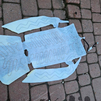 Mata grzanie oparcia fotela Opel Insignia B 84396445