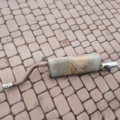 Wydech tłumik rura chrom 1.4 Opel Corsa E 13263395