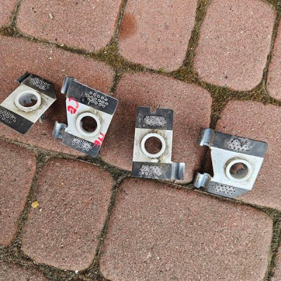 Koszyk mocowanie czujnika parkowania PDC tył tylne Opel Corsa E