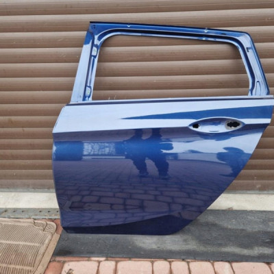 Drzwi tył tylne lewe kombi Z23F niebieskie Opel Astra K