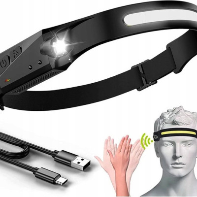 LATARKA CZOŁOWA CZOŁÓWKA LED SZEROKI ZAKRES 230°