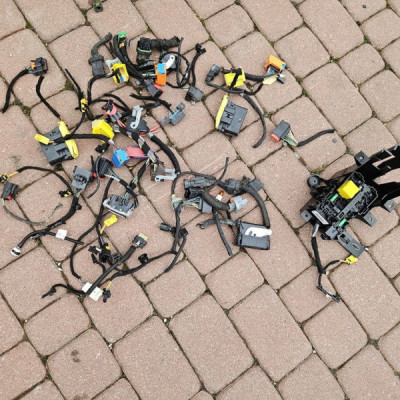 Kostka wtyczka wnętrza deski instalacja wiązka Opel Crossland X