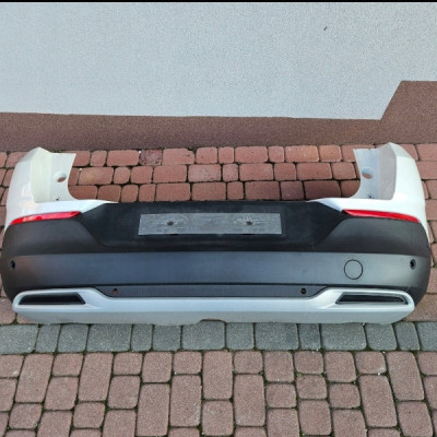 Zderzak tył tylny dyfuzory bialy 6PDC Opel Grandland X KWED