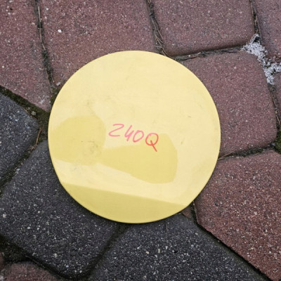 Klapka wlewu paliwa Z40Q zółta Opel ADAM 13356411