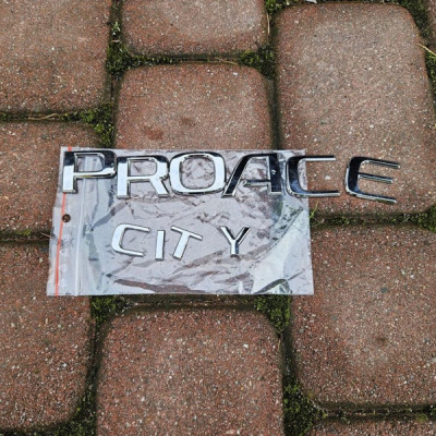 Napis logo klapy tył emblemat TOYOTA PROACE CITY Berlingo Rifter Combo E