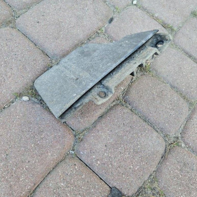 Chlapacz nadkole tył tylne lewe progu Volkswagen Golf 7 VII 5G0854857