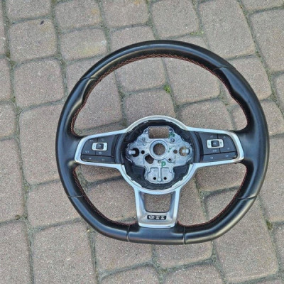 Kierownica skóra skórzana ścieta GTI A75 Volkswagen Golf 7 VII GTI