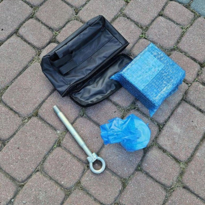 Zestaw naprawczy koła wkrętka haka styropian OPEL ASTRA L 6 VI