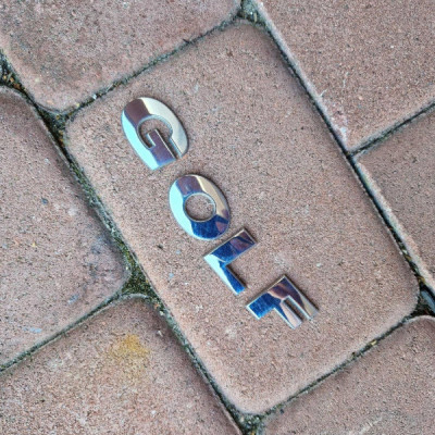 Napis logo emblemat na klapę bagażnika Volkswagen Golf 7 VII