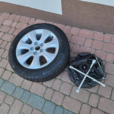 Koło dojazdowe zestaw naprawczy lewarek 5x120 Opel Insignia A